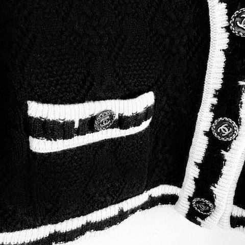 Chanel 22 C 早春渡假系列兩口袋開襟衫-23