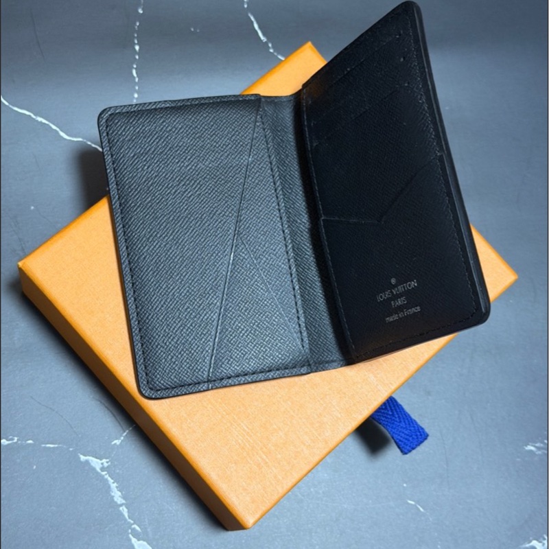 Louisvuitton Lv 黑色老花袋裝萬用錢包M61696-4