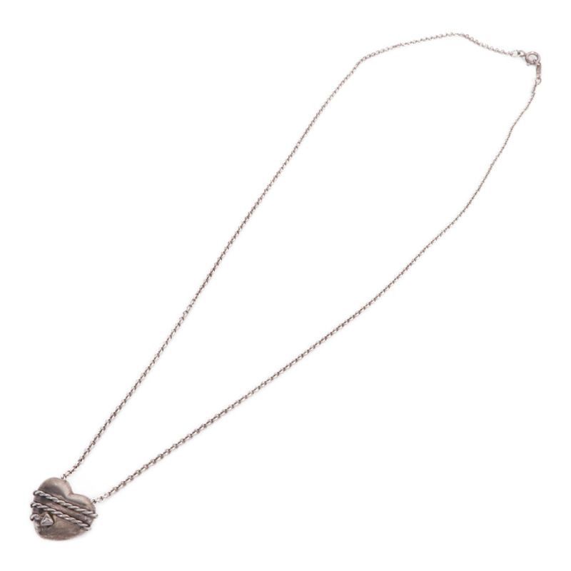 TIFFANY＆CO 925純銀Heart Arrow Necklace項鍊-3