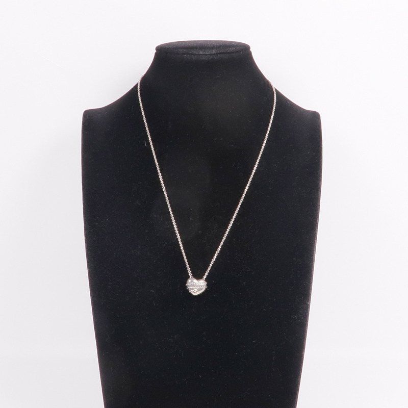 TIFFANY＆CO 925純銀Heart Arrow Necklace項鍊-11