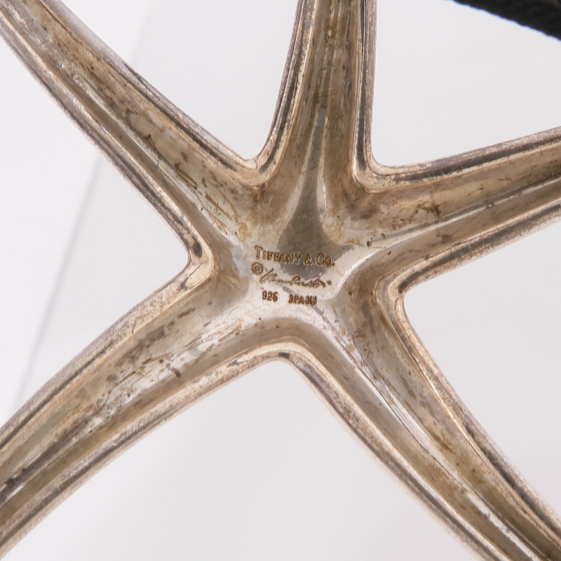 TIFFANY&CO 925純銀Elsa Peretti Starfish Pendant項鍊-5
