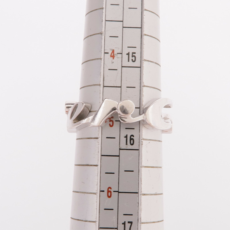 CARTIER 18K白金Signature Ring戒指Cartier#49/US#5-5