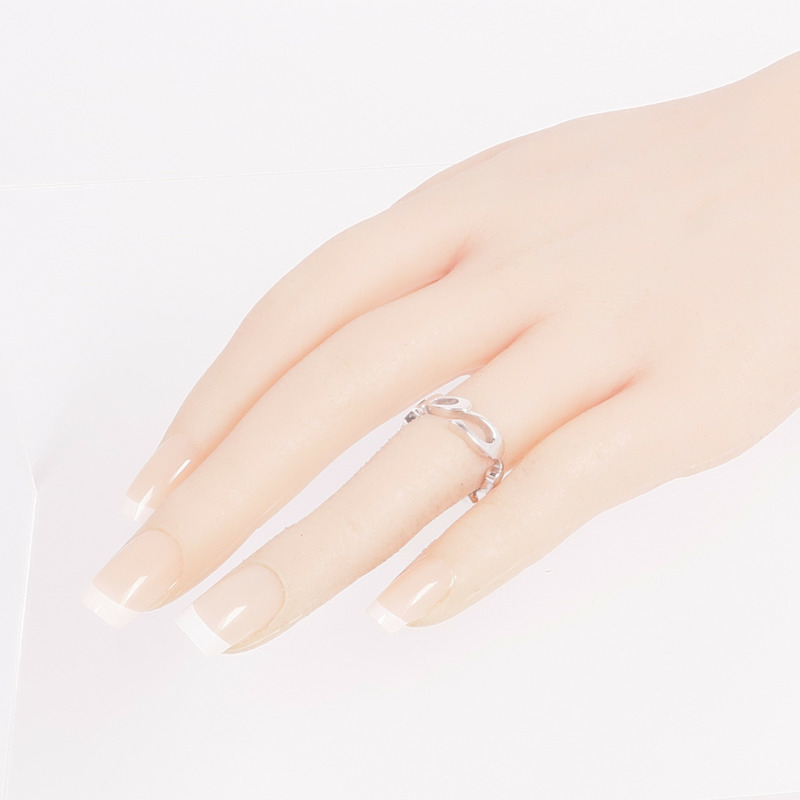 CARTIER 18K白金Signature Ring戒指Cartier#49/US#5-6