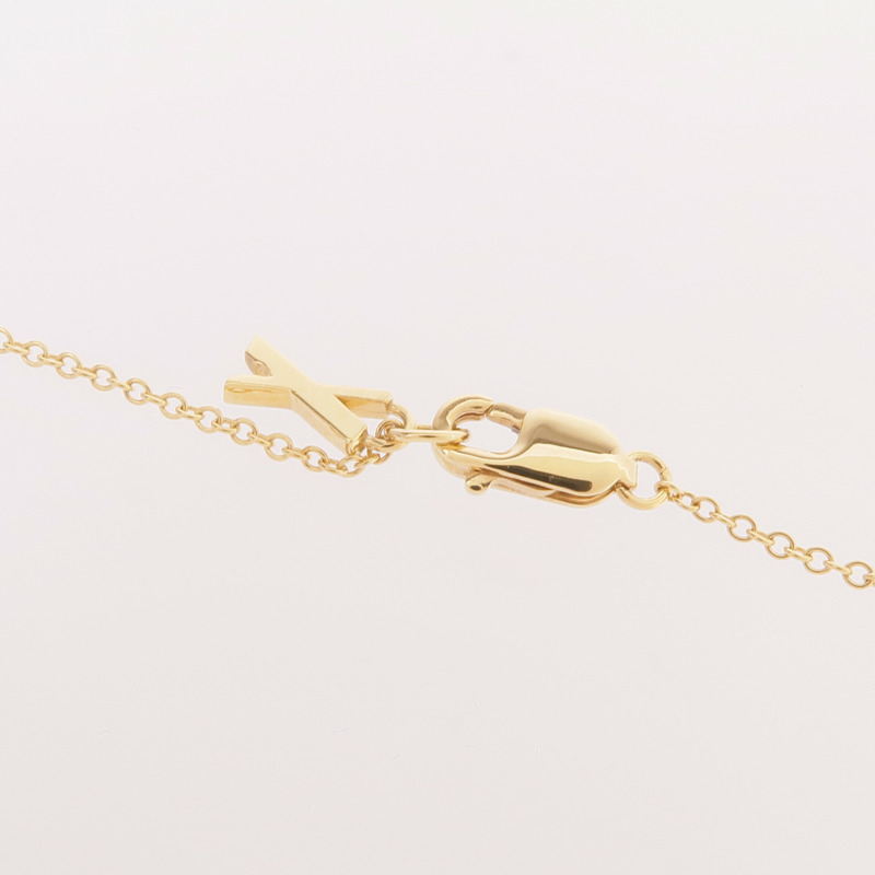 TIFFANY&CO 18K黃金Atlas X closed interlocking Pendant項鍊-4