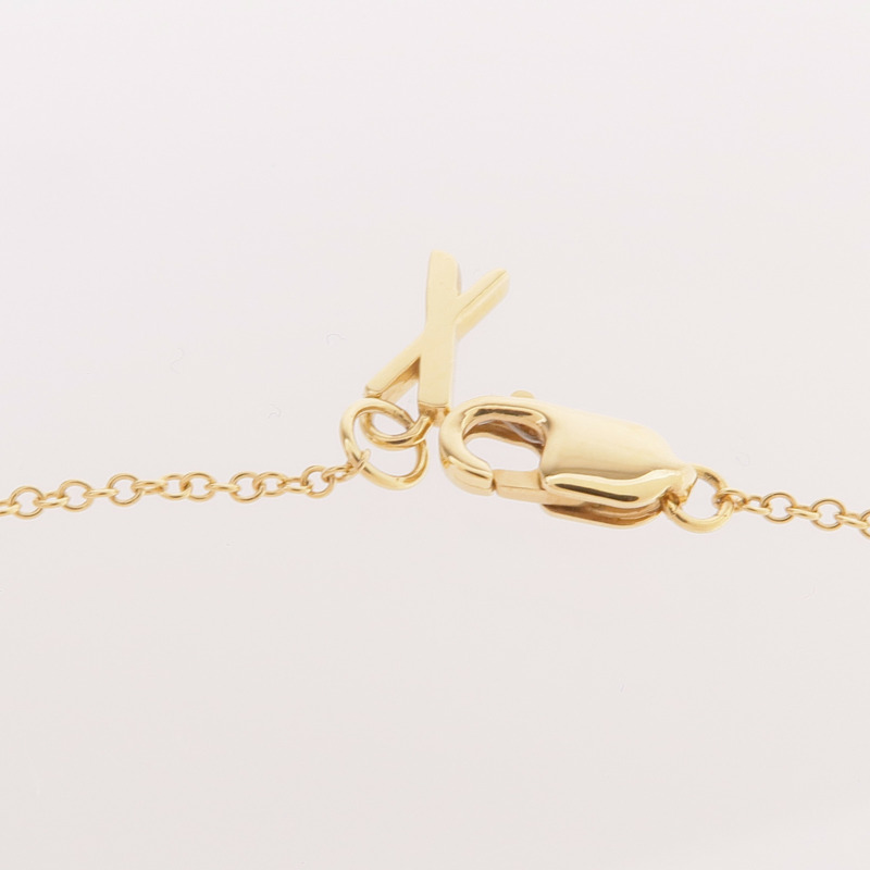 TIFFANY&CO 18K黃金Atlas X closed interlocking Pendant項鍊-5