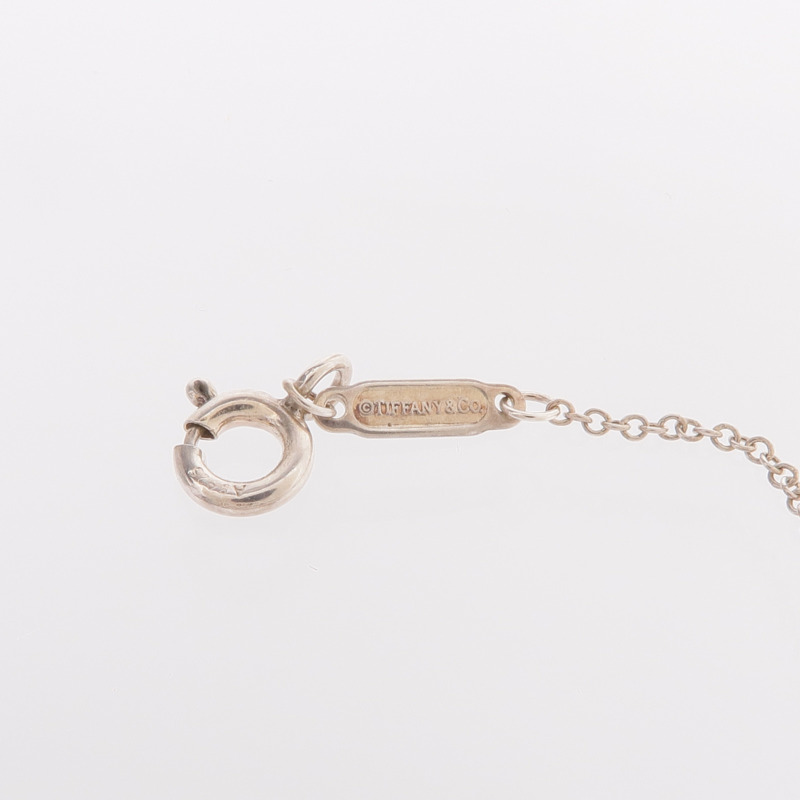 TIFFANY&CO 925純銀Return To Tiffany Blue Double Heart Tag Pendant項鍊-6