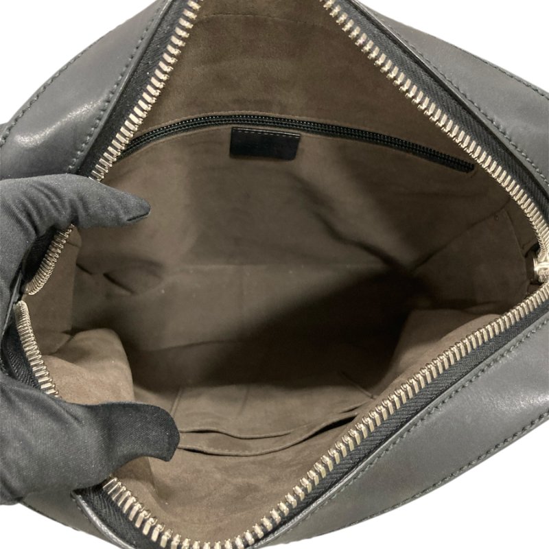 GUCCI 古馳 473878 黑GG老花 郵差側背包 杏色-6