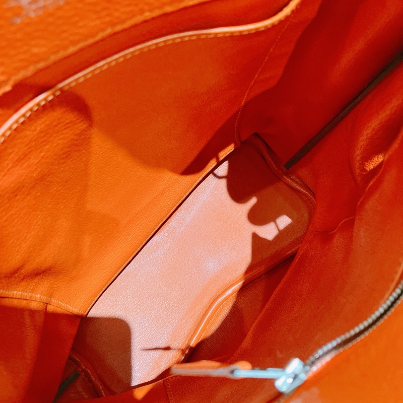TK1889 Hermes 愛馬仕 凱莉扣帶 單肩 斜挎 So Kelly 22cm Togo Orange X PHW-15