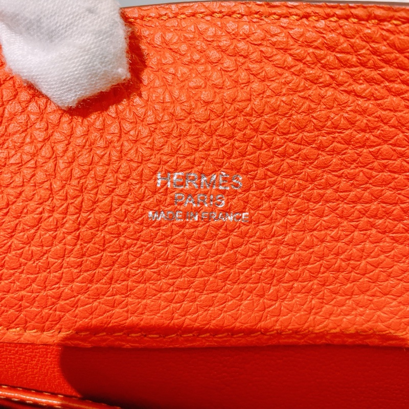 TK1889 Hermes 愛馬仕 凱莉扣帶 單肩 斜挎 So Kelly 22cm Togo Orange X PHW-16