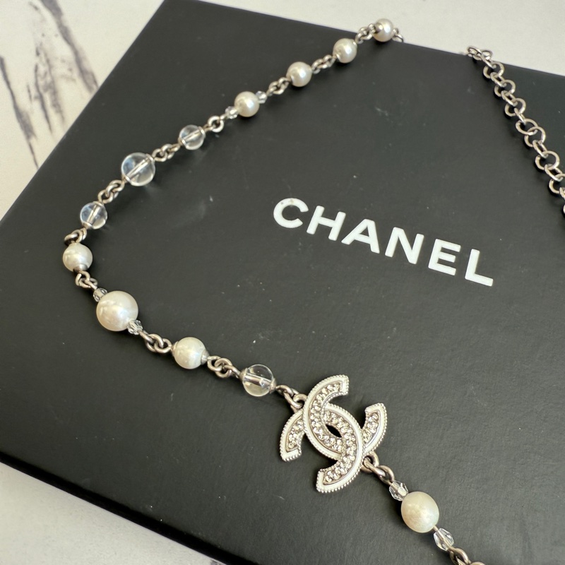Chanel 珍珠項鏈❤️❤️❤️-1