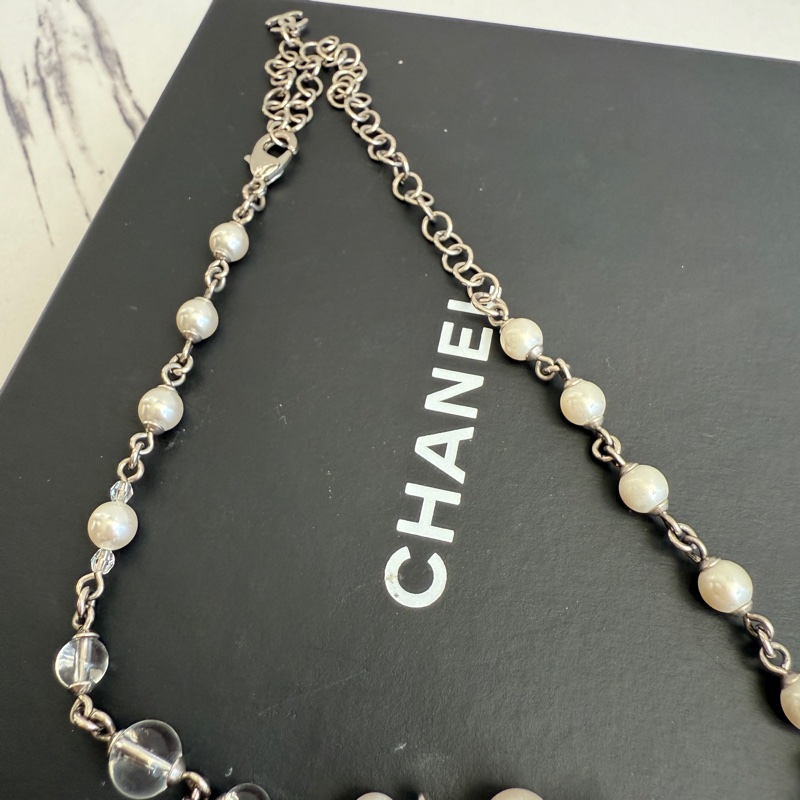 Chanel 珍珠項鏈❤️❤️❤️-4