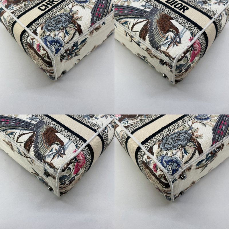 DIOR Lady D-Lite中款刺繡黛妃包-9