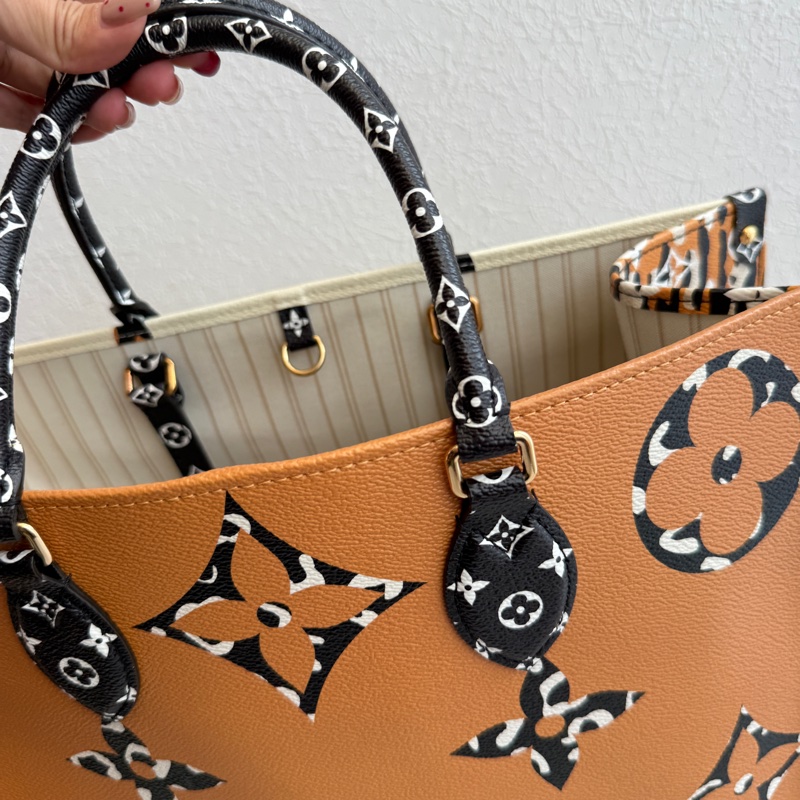 lv on the go GM 限量款 雙色豹紋-2