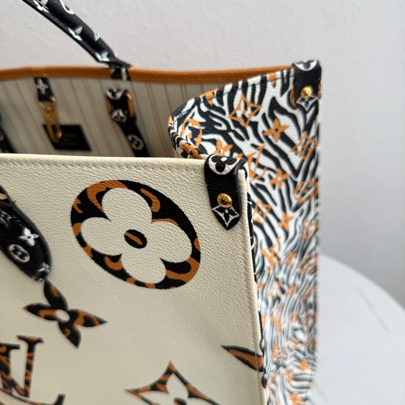 lv on the go GM 限量款 雙色豹紋-4