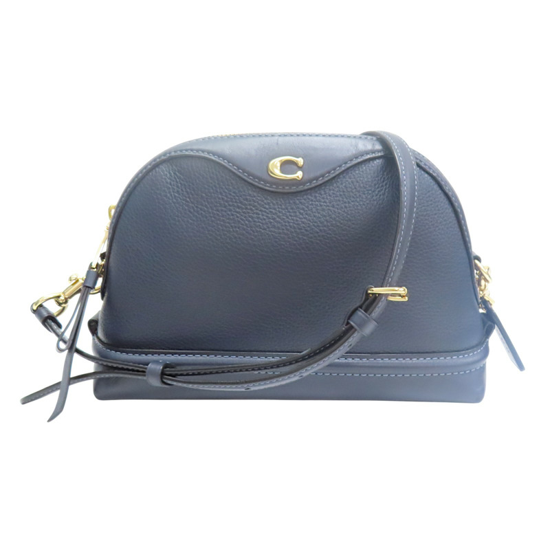 深藍色 牛皮 shoulder bag 肩背包【COACH 蔻馳】 M1848 F37863-0