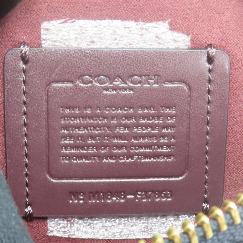 深藍色 牛皮 shoulder bag 肩背包【COACH 蔻馳】 M1848 F37863-7