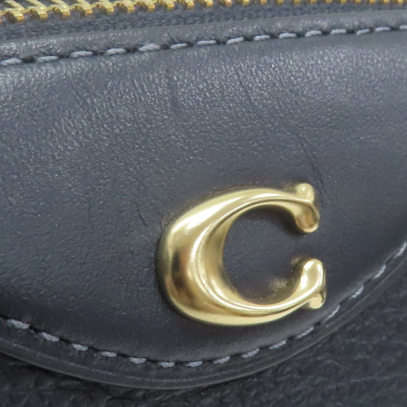 深藍色 牛皮 shoulder bag 肩背包【COACH 蔻馳】 M1848 F37863-14