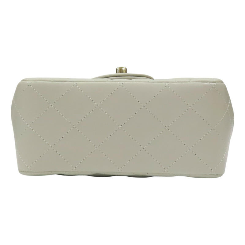 灰色 菱格紋 羊皮 鍊帶 COCO17 肩背包 A35200【CHANEL 香奈兒】 A35200-3