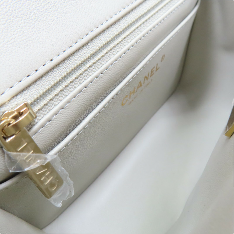 灰色 菱格紋 羊皮 鍊帶 COCO17 肩背包 A35200【CHANEL 香奈兒】 A35200-4