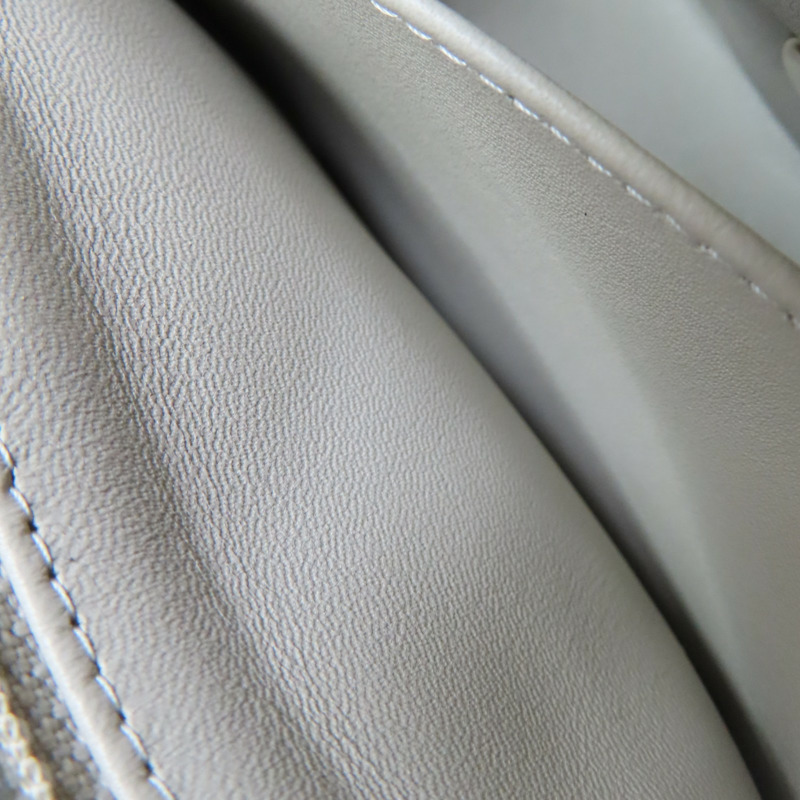 灰色 菱格紋 羊皮 鍊帶 COCO17 肩背包 A35200【CHANEL 香奈兒】 A35200-6