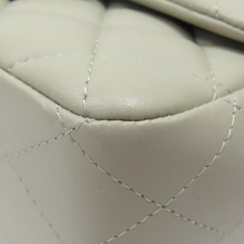 灰色 菱格紋 羊皮 鍊帶 COCO17 肩背包 A35200【CHANEL 香奈兒】 A35200-15