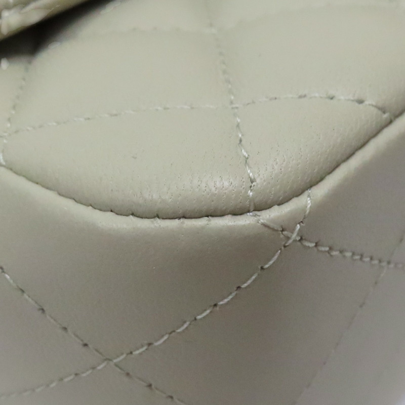 灰色 菱格紋 羊皮 鍊帶 COCO17 肩背包 A35200【CHANEL 香奈兒】 A35200-16