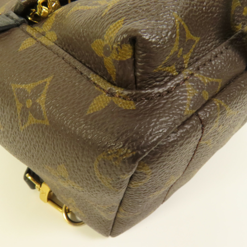 LOUIS VUITTON Monogram Palm Springs Mini金扣背包-11