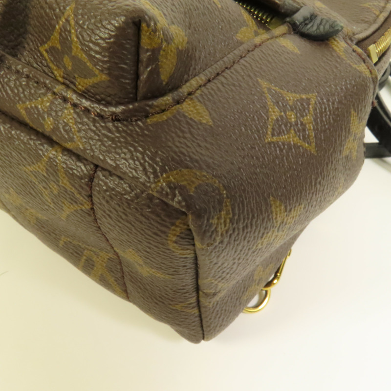 LOUIS VUITTON Monogram Palm Springs Mini金扣背包-12