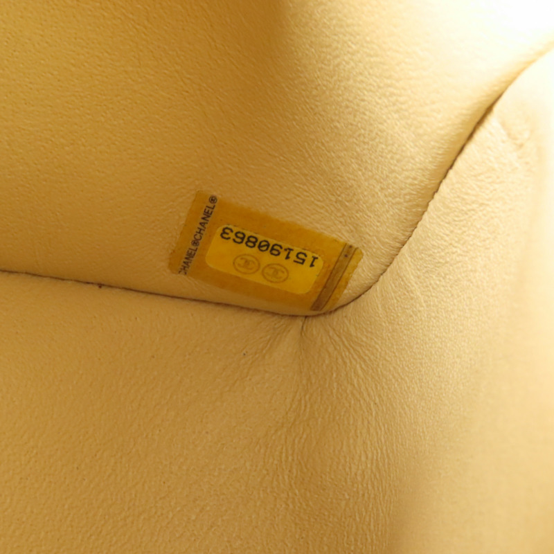 CHANEL 牛皮皮革Jumbo銀扣鏈帶肩背袋-8