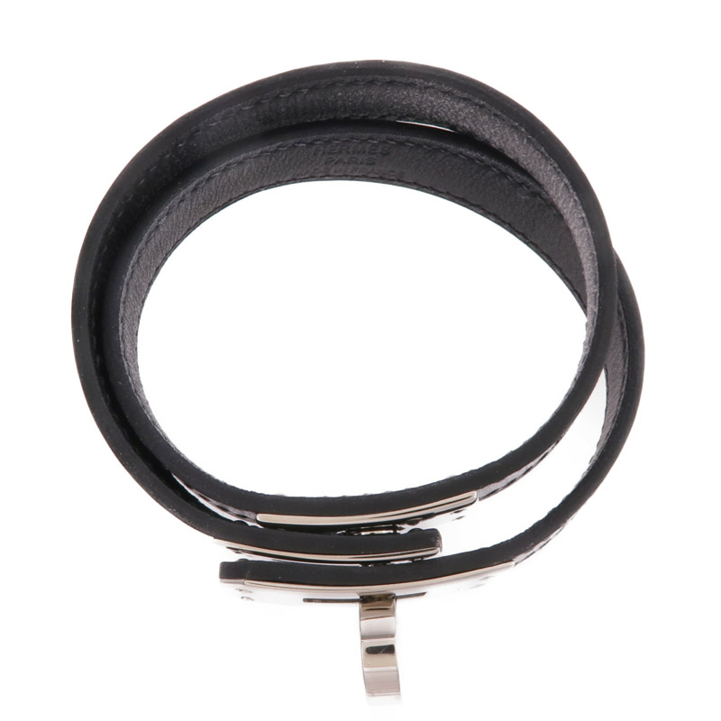 HERMES Box Calf皮革Kelly Double Tour Bracelet手鏈-3