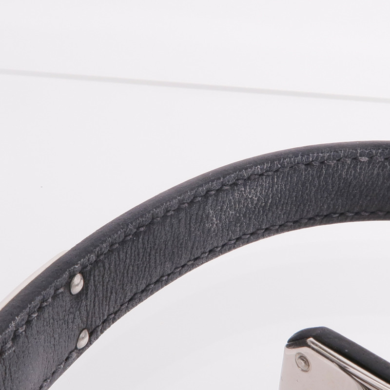 HERMES Box Calf皮革Kelly Double Tour Bracelet手鏈-10