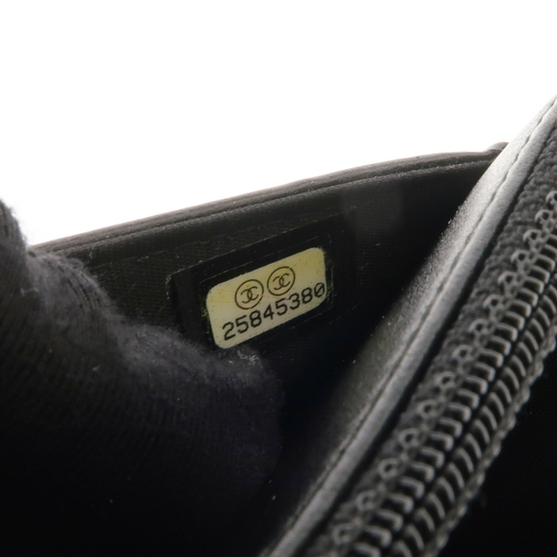 CHANEL 羊皮皮革WOC Wallet On Chain銀扣鏈帶肩背袋-19