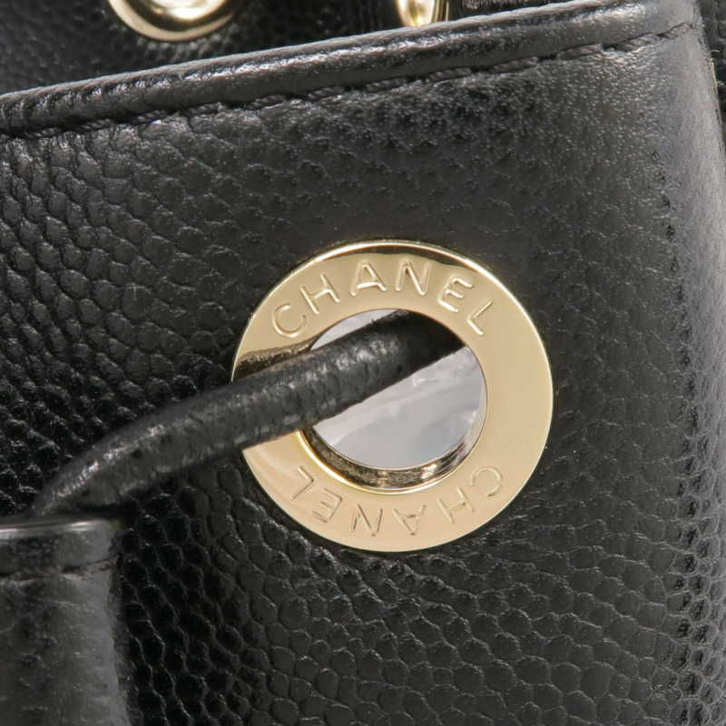 CHANEL 牛皮皮革Materasse Shoulder Bag金扣鏈帶肩背袋-9