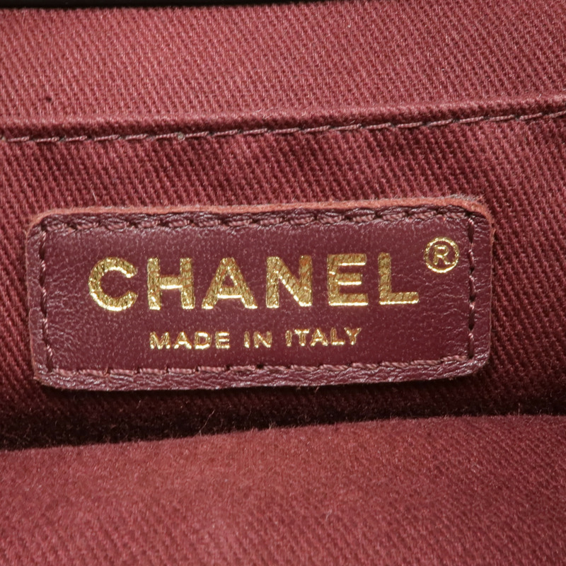 CHANEL 牛皮皮革Materasse Shoulder Bag金扣鏈帶肩背袋-14