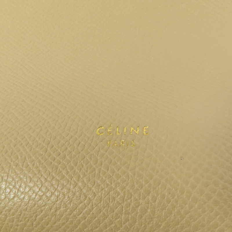 CELINE 牛皮皮革Mini Belt Bag金扣手挽肩背兩用袋-7