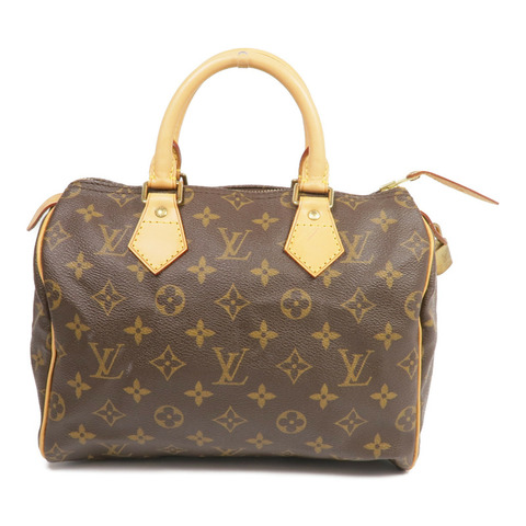 LOUIS VUITTON Monogram Speedy 25金扣手挽袋