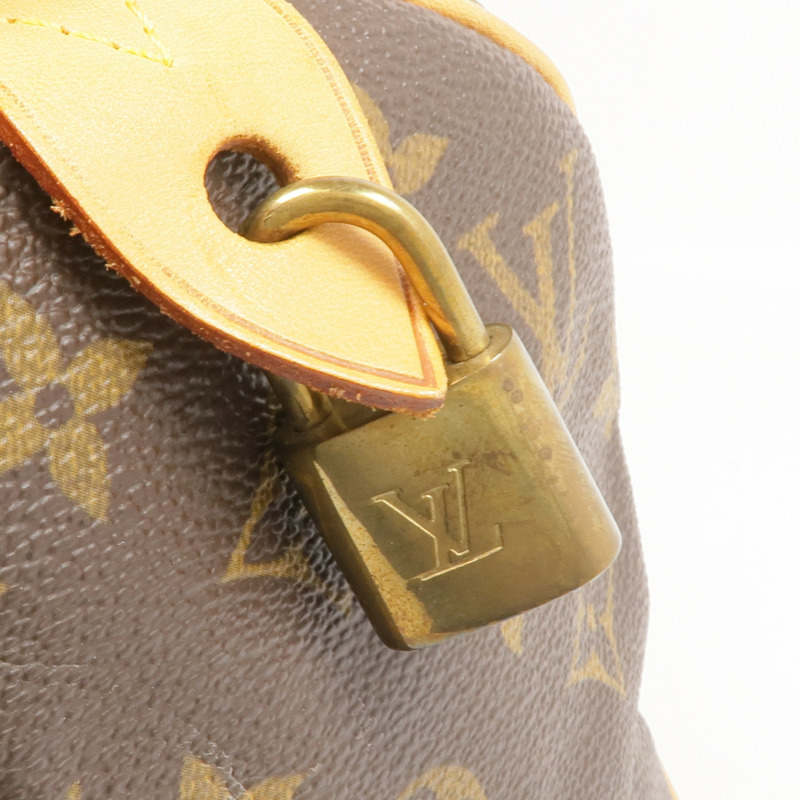 LOUIS VUITTON Monogram Speedy 25金扣手挽袋-6