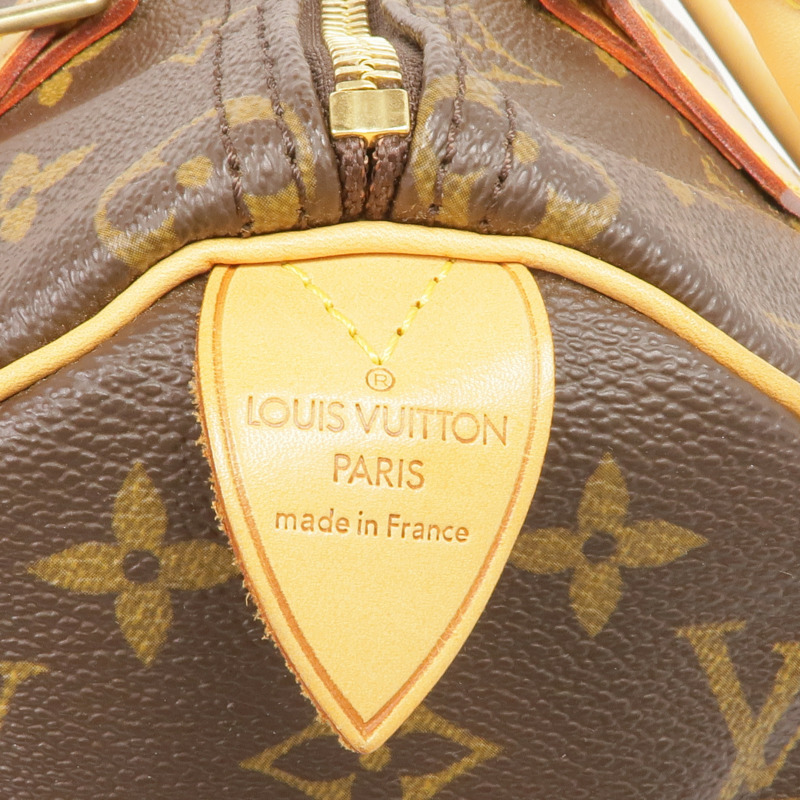 LOUIS VUITTON Monogram Speedy 25金扣手挽袋-7