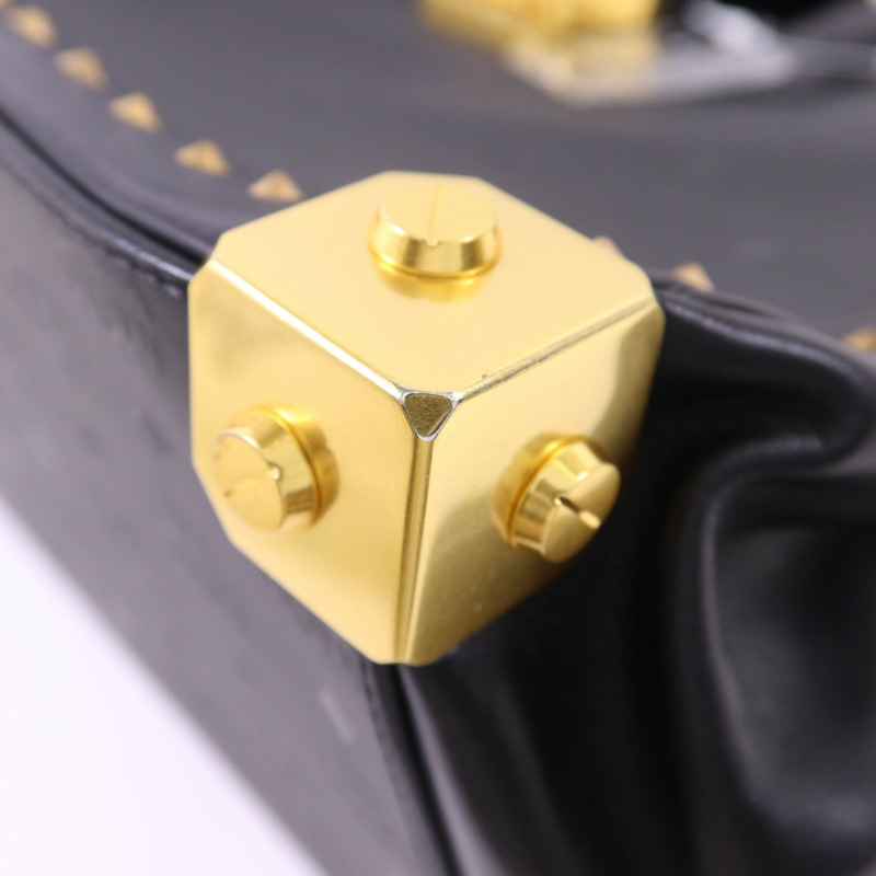 MCM 塗層帆布/牛皮皮革Visetos金扣手挽袋-9