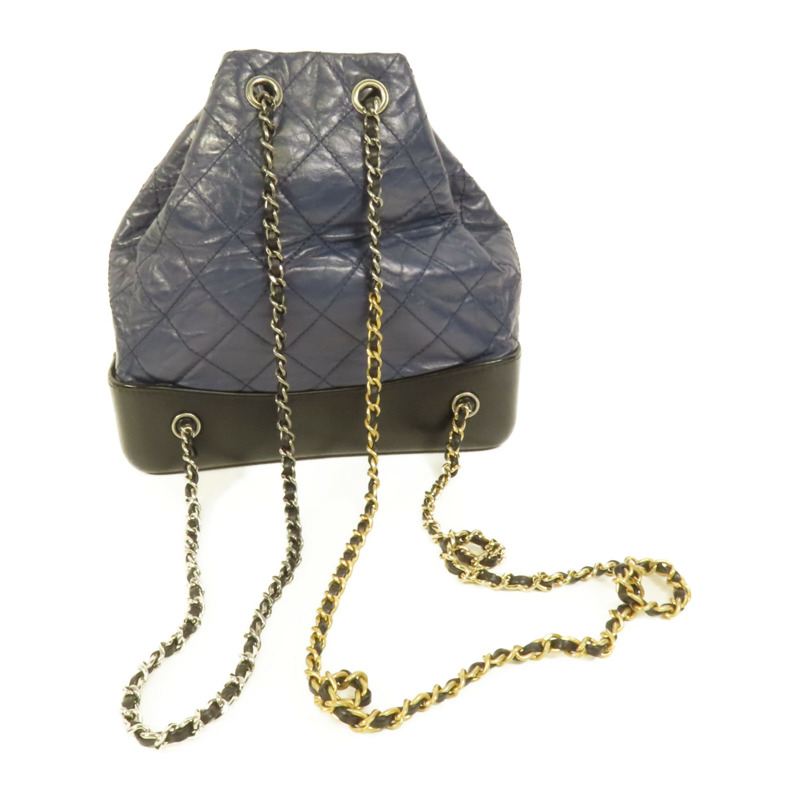 CHANEL 牛皮皮革Gabrielle Backpack背包-1
