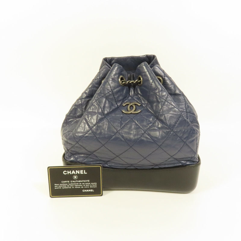 CHANEL 牛皮皮革Gabrielle Backpack背包-10