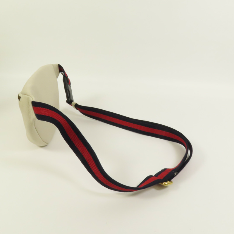 GUCCI 牛皮皮革Waist Bag金扣腰包-4
