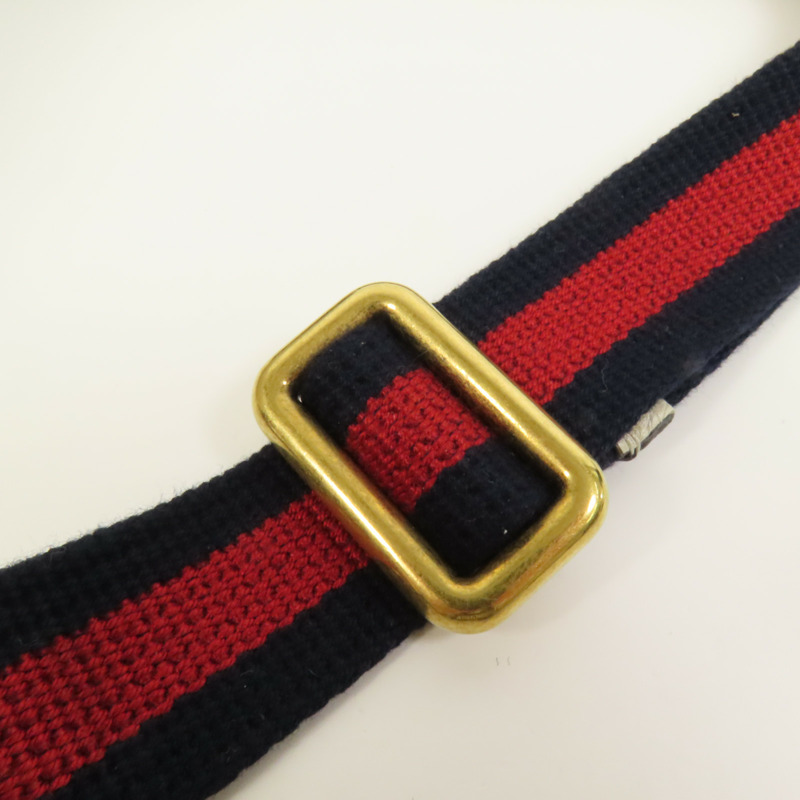 GUCCI 牛皮皮革Waist Bag金扣腰包-6