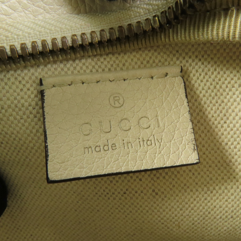 GUCCI 牛皮皮革Waist Bag金扣腰包-8