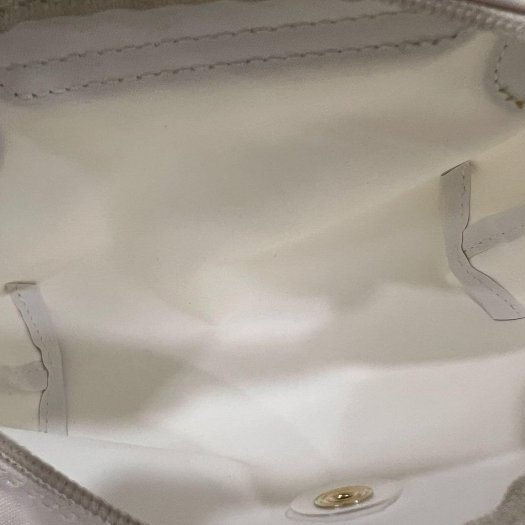 東區正精品㊣TODS 白色小牛皮HOBO拉鍊肩背包 RZ5693-2