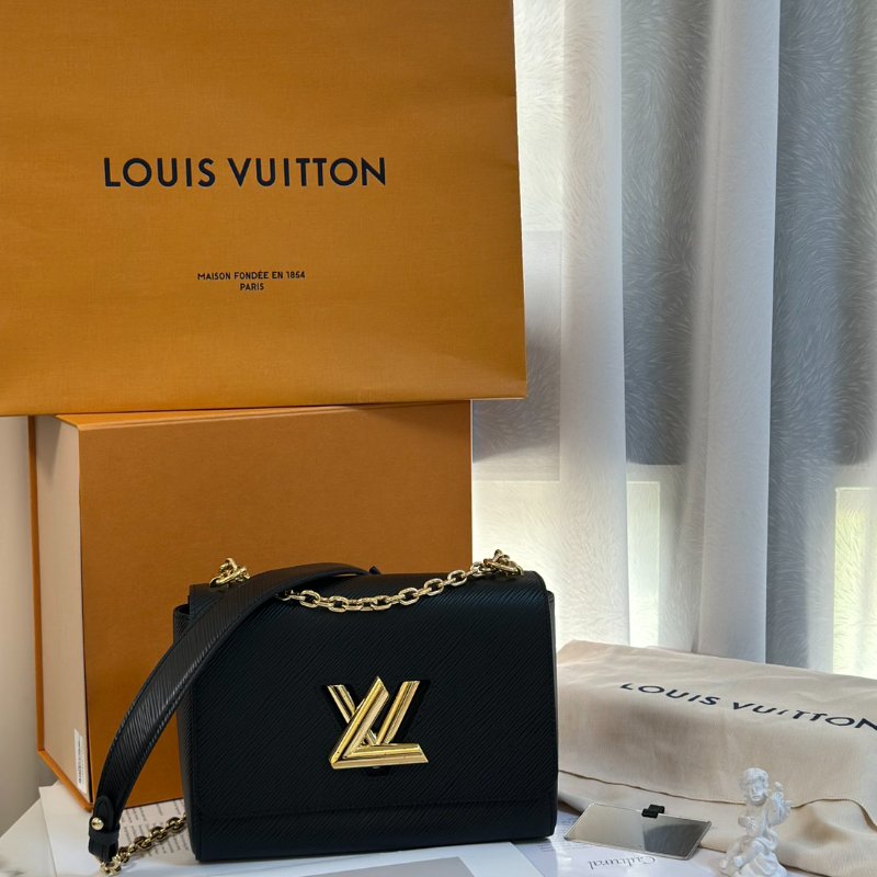 LOUIS VUITTON Twist - MM黑金-9