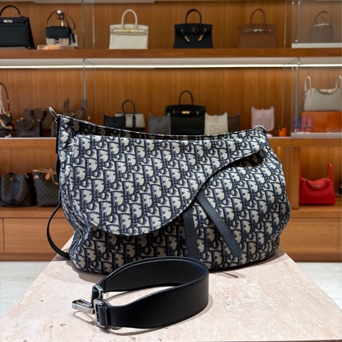 Dior Oblique Hobo 迪奧 男款馬鞍包 大號