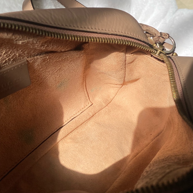 gucci marmont藕粉相機包-13