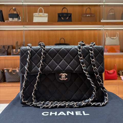 CHANEL Jumbo Classic Flap 香奈兒 CF30口蓋包 黑色 金扣