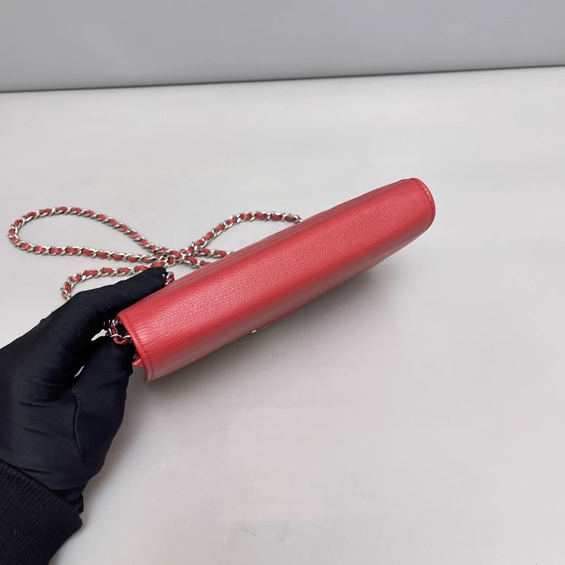 Chanel香奈兒 古巴系列荔枝紋鴛鴦扣woc-3